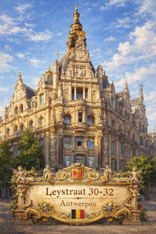 Kipdorpvest 32-34, Leysstraat 30-32