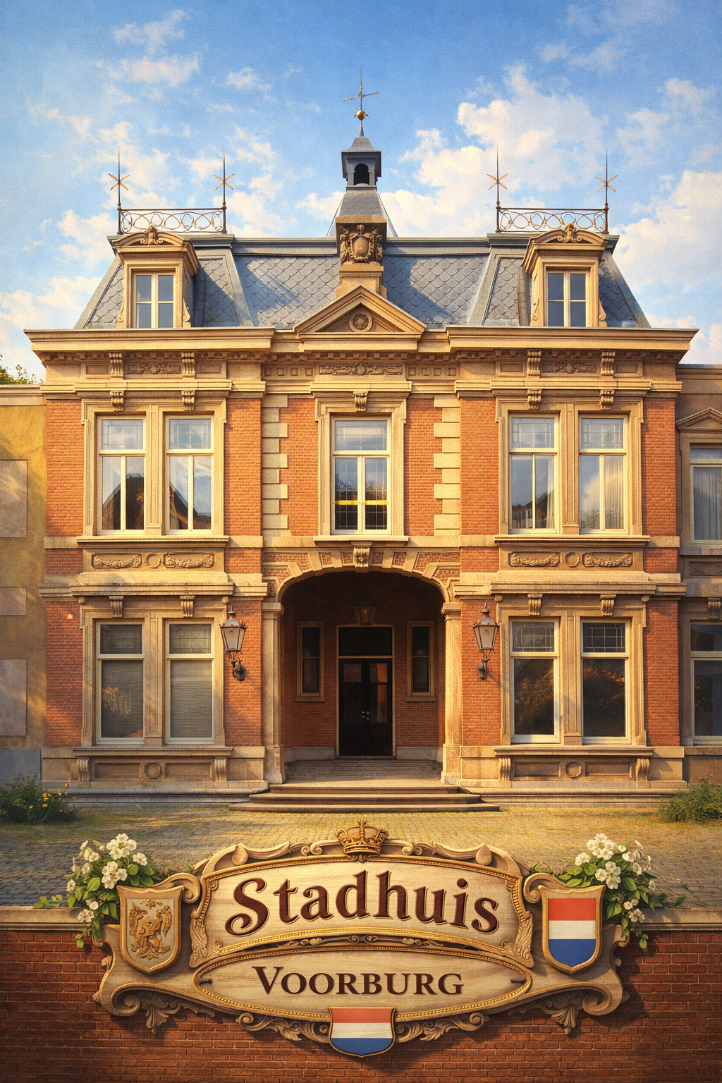 Raadhuis en postkantoor