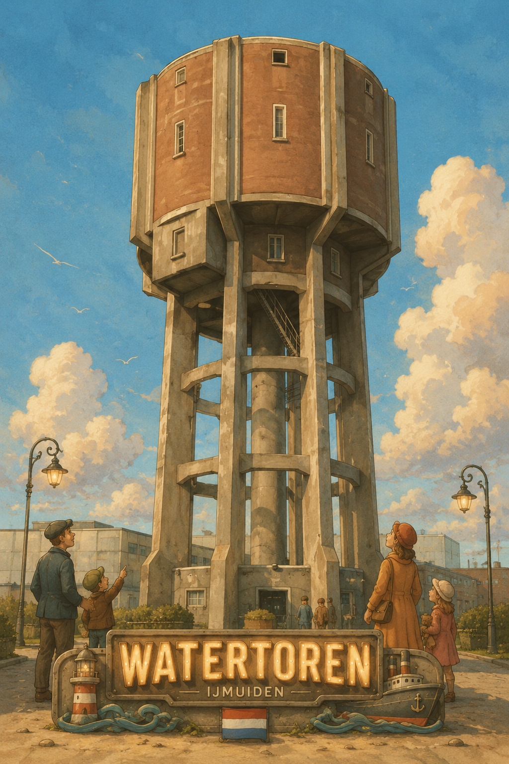 Watertoren (IJmuiden Dokweg)