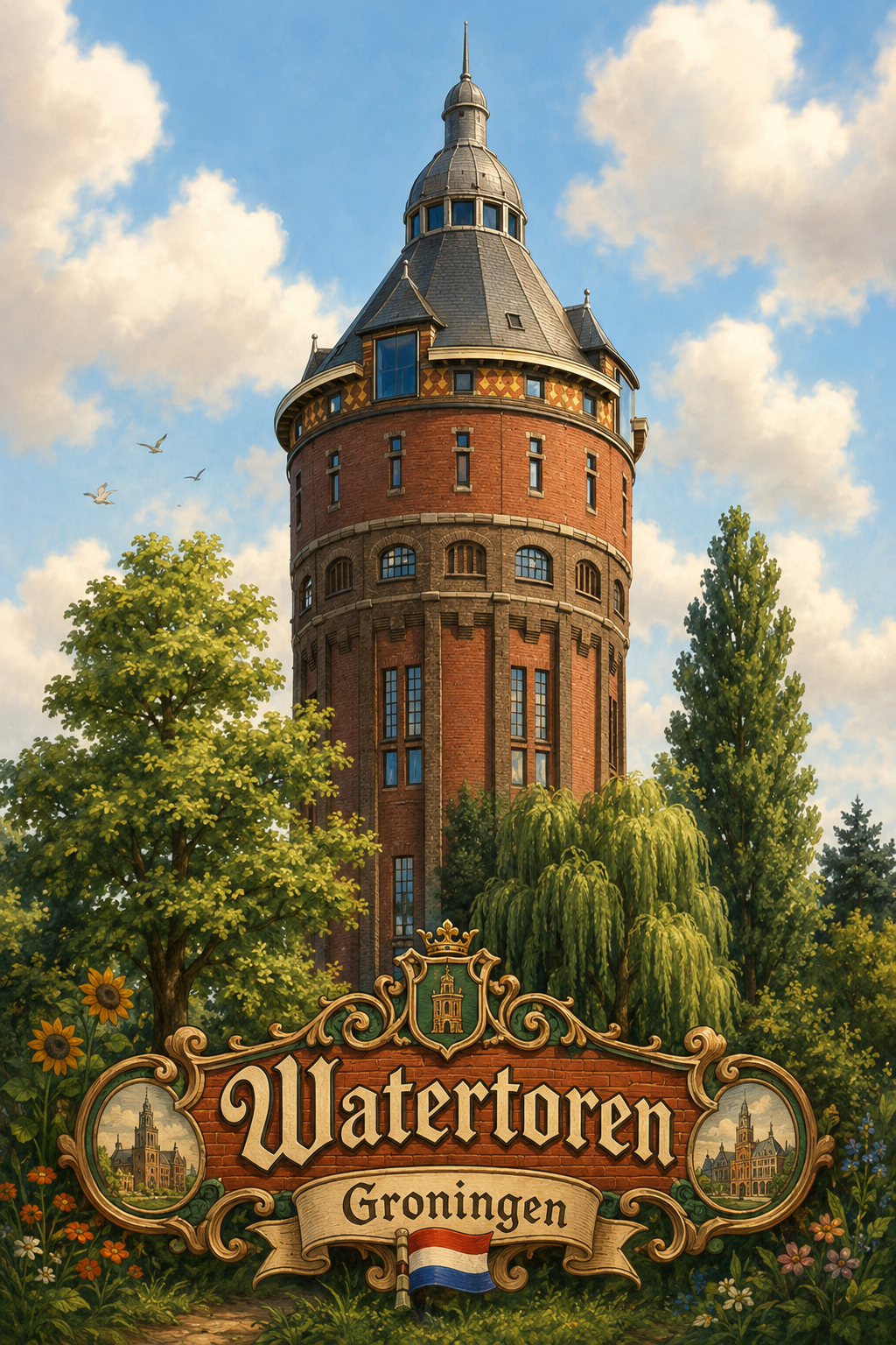 Watertoren (Groningen Hofstede de Grootkade)