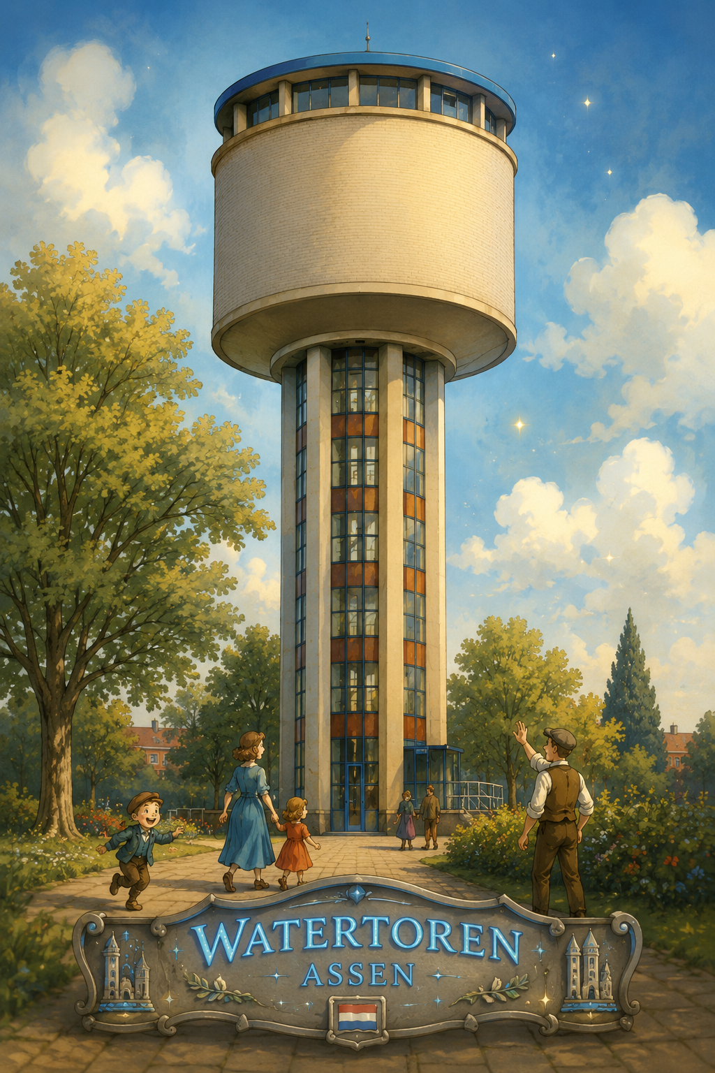 Watertoren (Assen Troelstralaan)