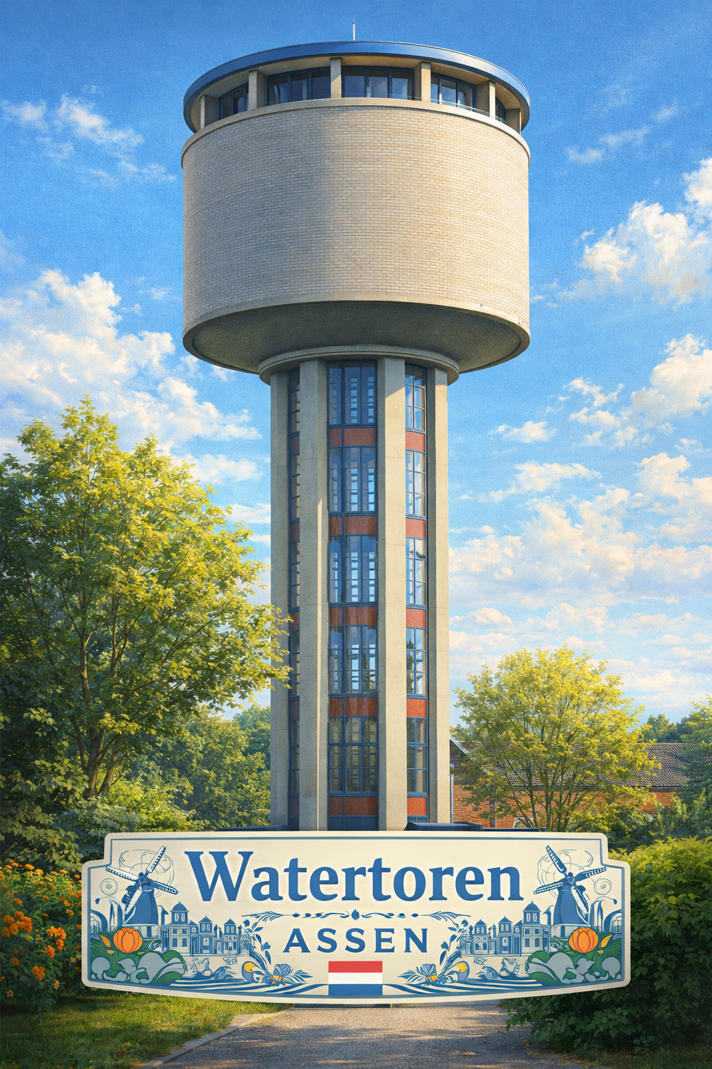 Watertoren (Assen Troelstralaan)
