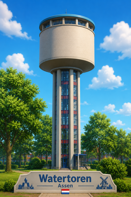 Watertoren (Assen Troelstralaan)