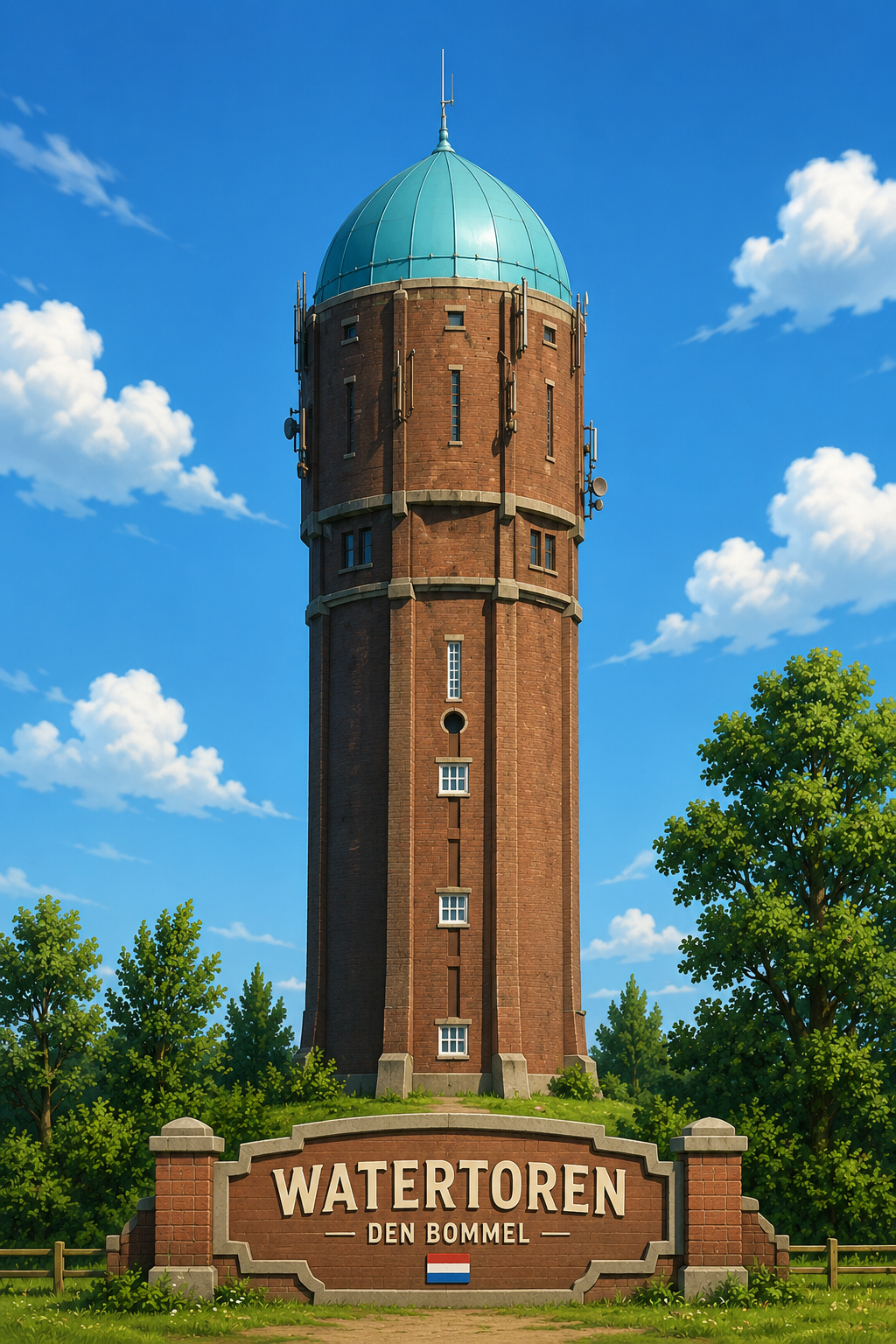 Watertoren (Zuidzijde)