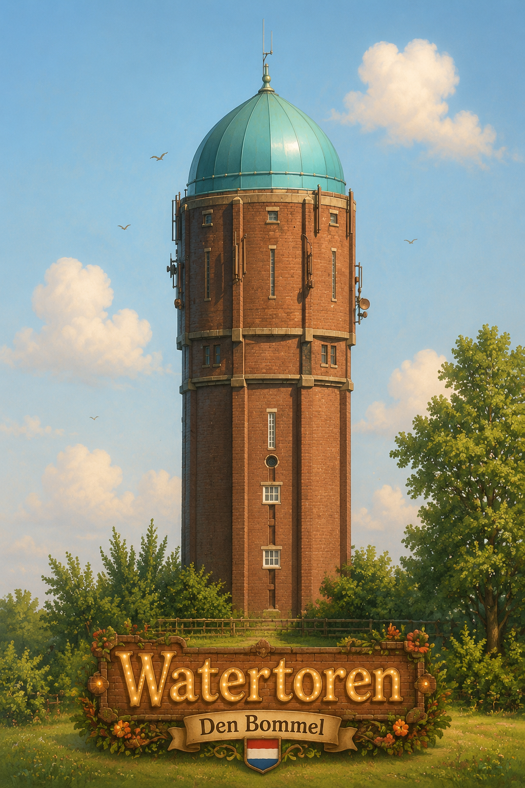 Watertoren (Zuidzijde)