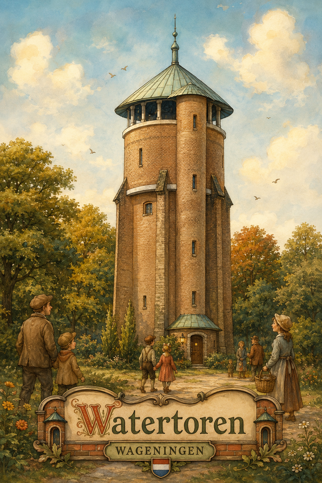Watertoren (Wageningen Generaal Foulkesweg)