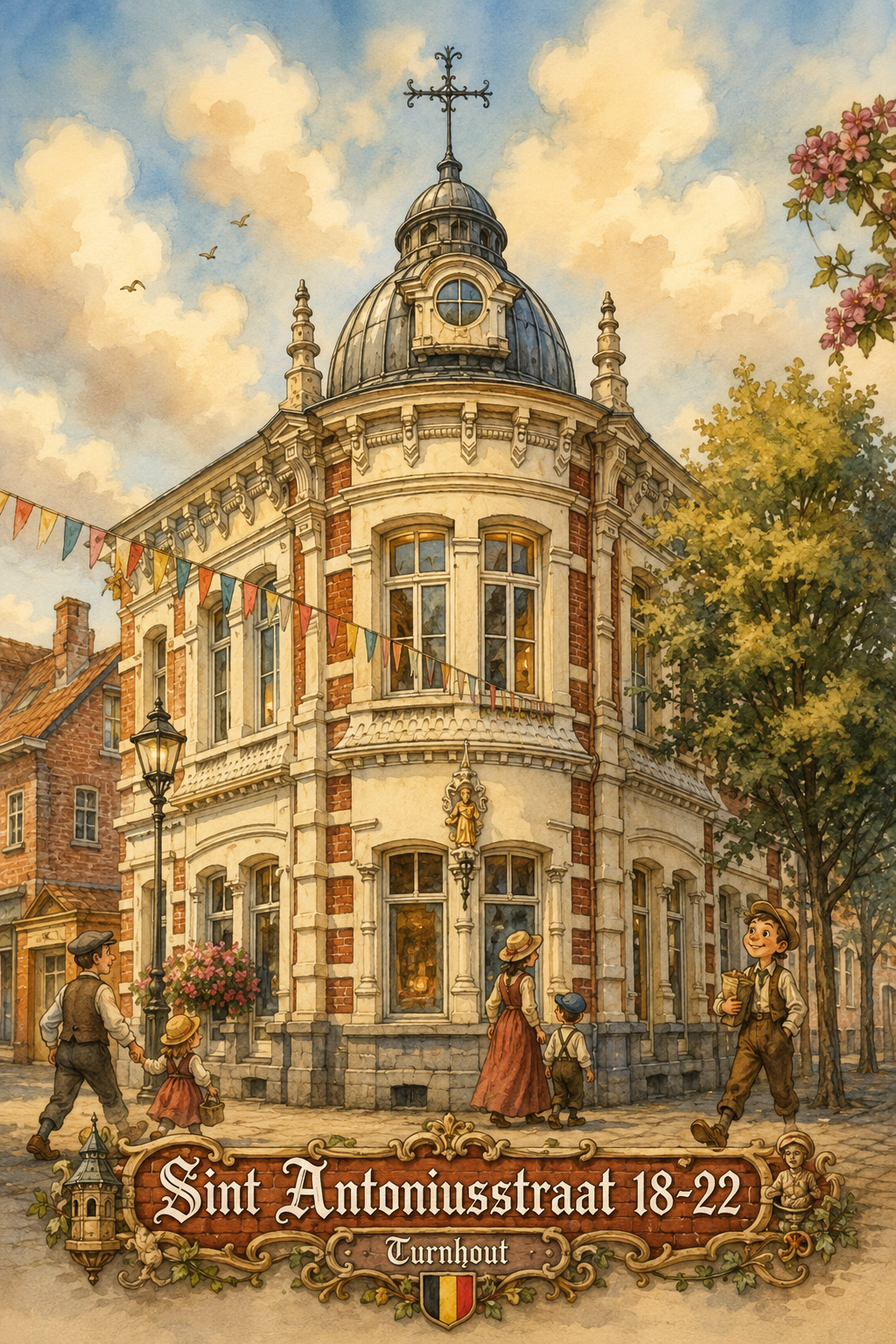 Leopoldstraat 17, 21, Sint Antoniusstraat 18-22